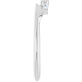 14K White Gold 1/5 CTW Lab-Grown Diamond Wrap-Style Enhancer