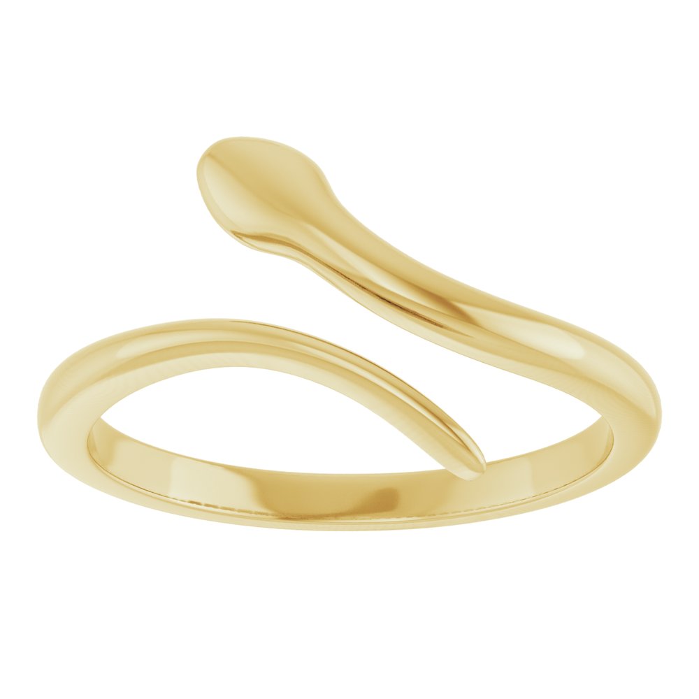 14K Yellow Snake Ring