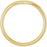 18K Yellow V Contour Band