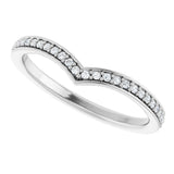 14K Yellow 1/8 CTW Natural Diamond Band