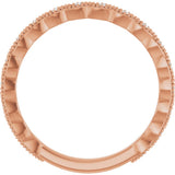 14K Rose Gold .07 CTW Natural Diamond Anniversary Band