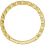 14K Yellow .07 CTW Natural Diamond Anniversary Band