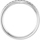14K White Gold 1/4 CTW Lab Grown Diamond Band