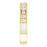 14K Yellow 3/8 CTW Lab-Grown Diamond Anniversary Band