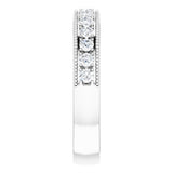 14K White 3/8 CTW Lab-Grown Diamond Anniversary Band