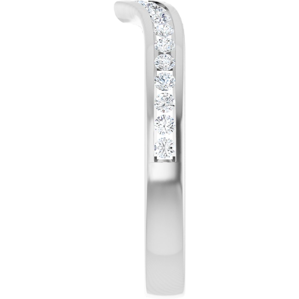 14K White 1/4 CTW Lab Grown Diamond Band