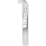 14K White Gold 1/4 CTW Lab Grown Diamond Band