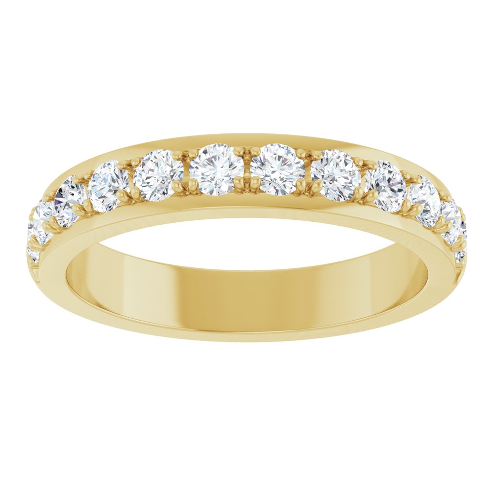 14K Yellow 3/4 CTW Natural Diamond Anniversary Band