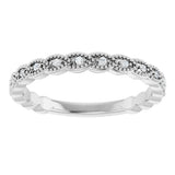 14K White Gold .07 CTW Natural Diamond Anniversary Band