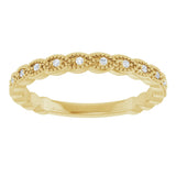 14K Yellow .07 CTW Natural Diamond Anniversary Band