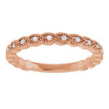 14K Rose Gold .07 CTW Natural Diamond Anniversary Band