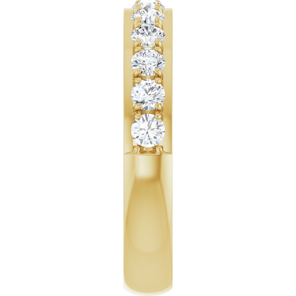 14K Yellow 3/4 CTW Natural Diamond Anniversary Band