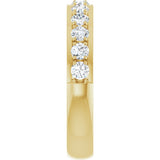 14K Yellow 3/4 CTW Natural Diamond Anniversary Band