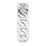 Sterling Silver Stackable Chain Link Ring