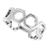 Sterling Silver Geometric Ring