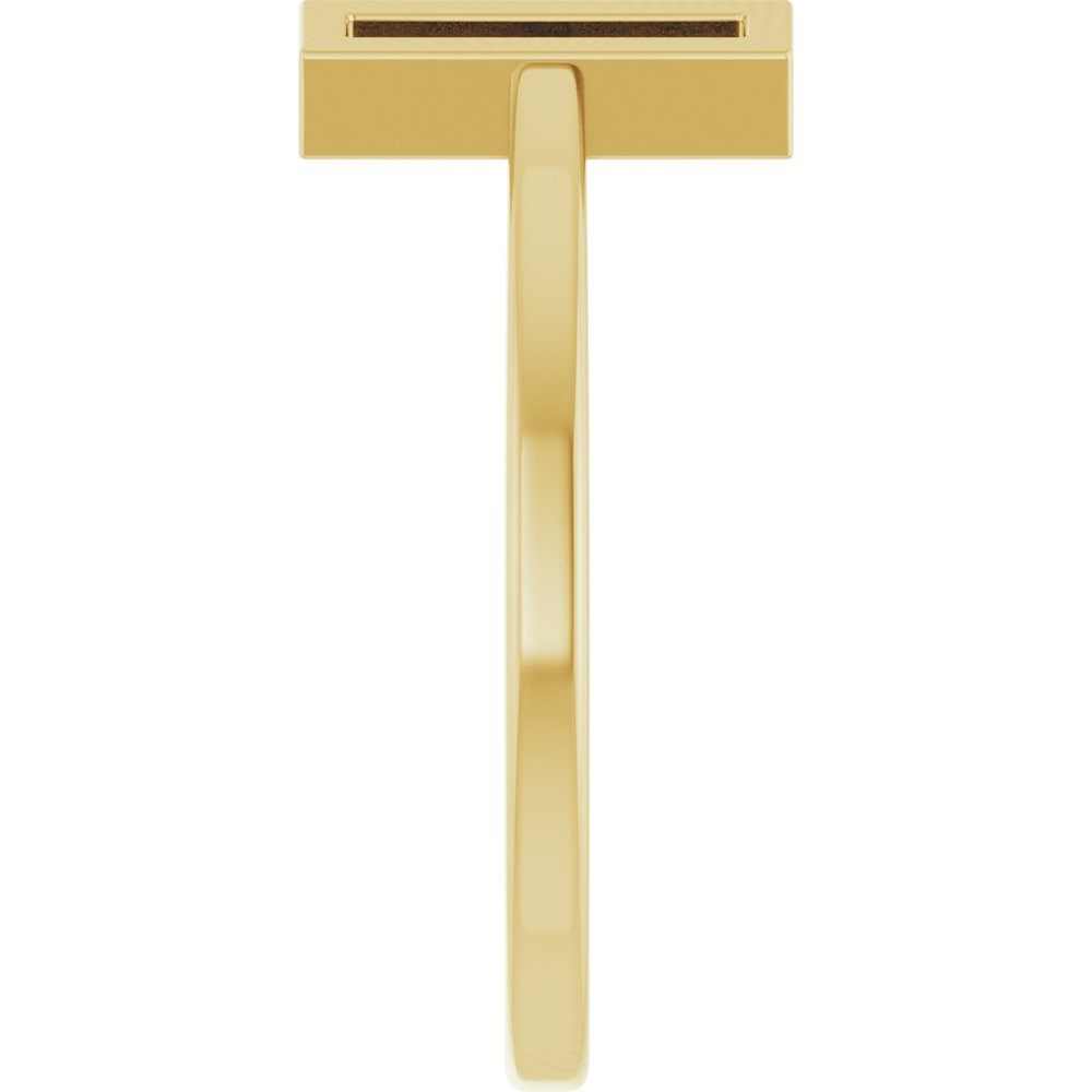 14K Yellow Bar Ring