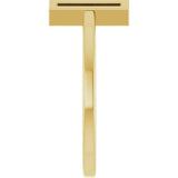 14K Yellow Bar Ring