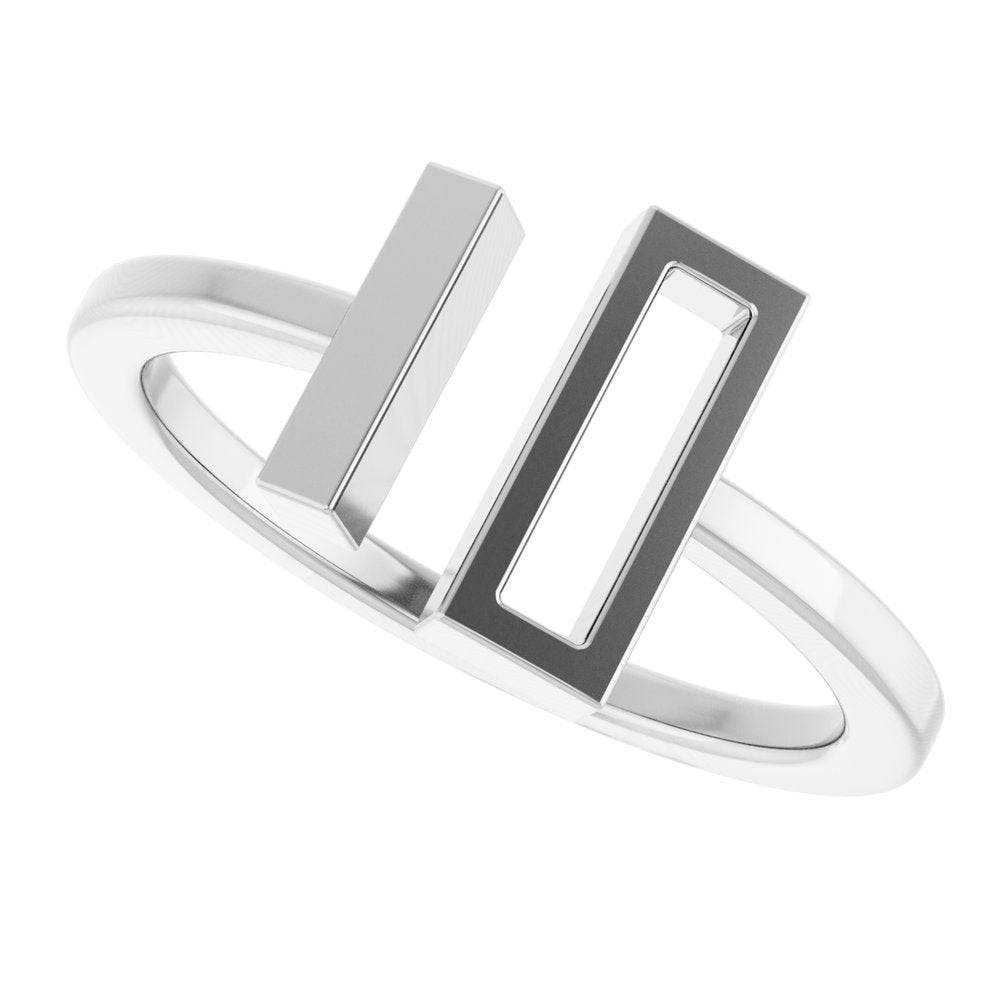 Sterling Silver Bar Ring