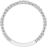 14K White Gold 1/8 CTW Lab-Grown Diamond Anniversary Band