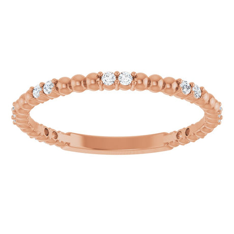 14K White Gold 1/8 CTW Lab-Grown Diamond Anniversary Band