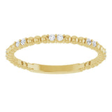 14K Yellow Gold 1/8 CTW Lab-Grown Diamond Anniversary Band
