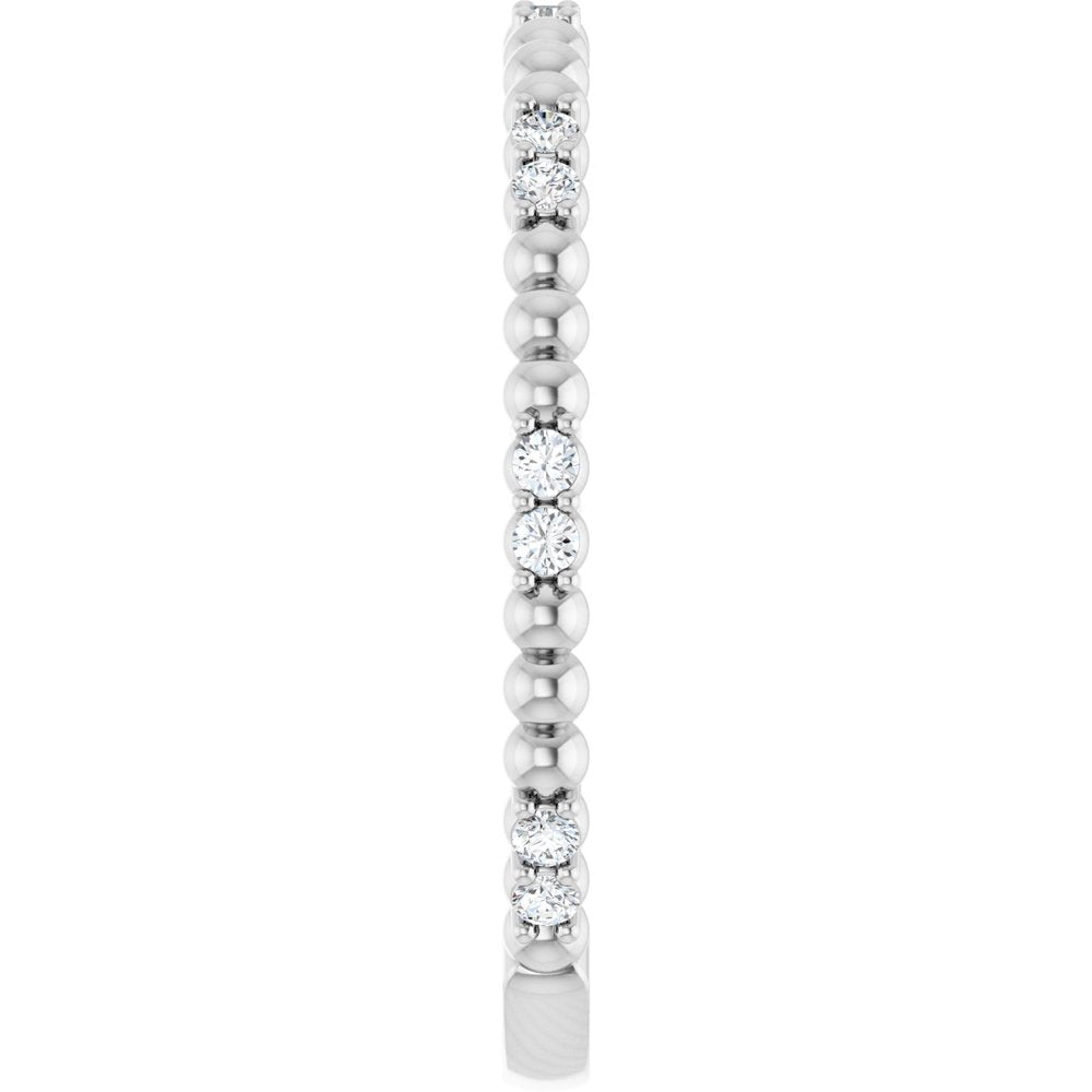 14K White Gold 1/8 CTW Lab-Grown Diamond Anniversary Band