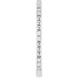 14K White Gold 1/8 CTW Lab-Grown Diamond Anniversary Band