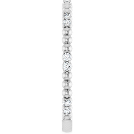 14K White Gold 1/8 CTW Lab-Grown Diamond Anniversary Band
