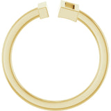 14K Yellow Bar Ring