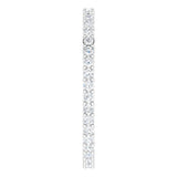14K White Gold 3/8 CTW Natural Diamond Eternity Band