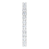 14K White Gold 9/10 CTW Lab-Grown Diamond  Eternity Band