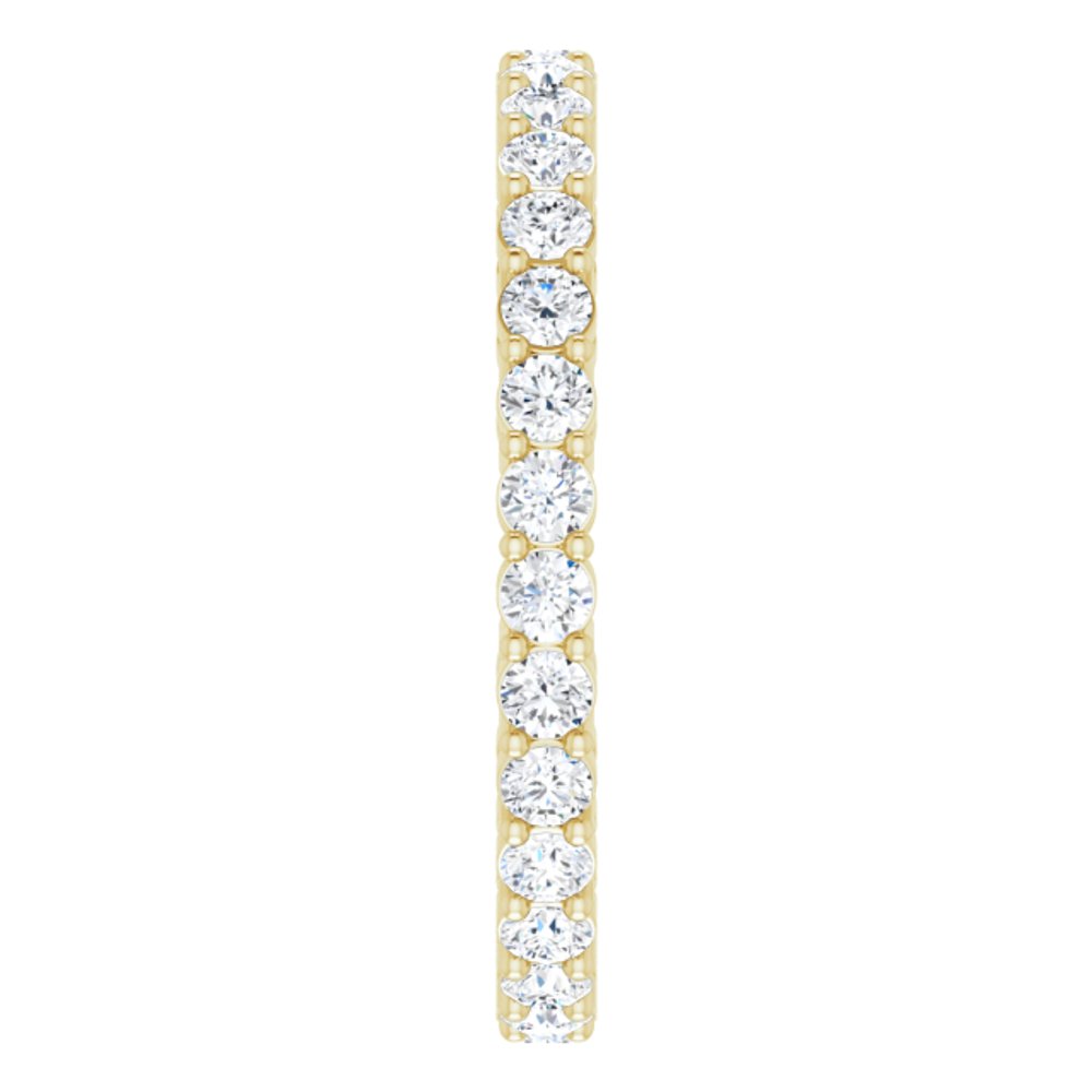14K Yellow 9/10 CTW Natural Diamond Eternity Band