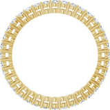 14K Yellow Gold 3/4 CTW Natural Diamond Eternity Band Size 7