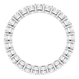 14K White Gold 1 1/2 CTW Lab-Grown Diamond  Eternity Band Size 6.5