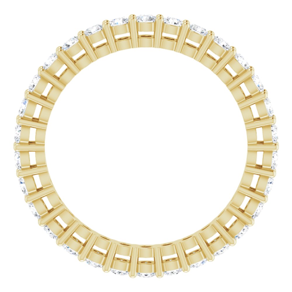 14K Yellow 9/10 CTW Natural Diamond Eternity Band