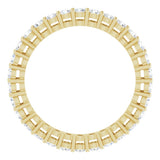 14K Yellow 9/10 CTW Natural Diamond Eternity Band