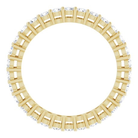 14K Yellow 9/10 CTW Natural Diamond Eternity Band