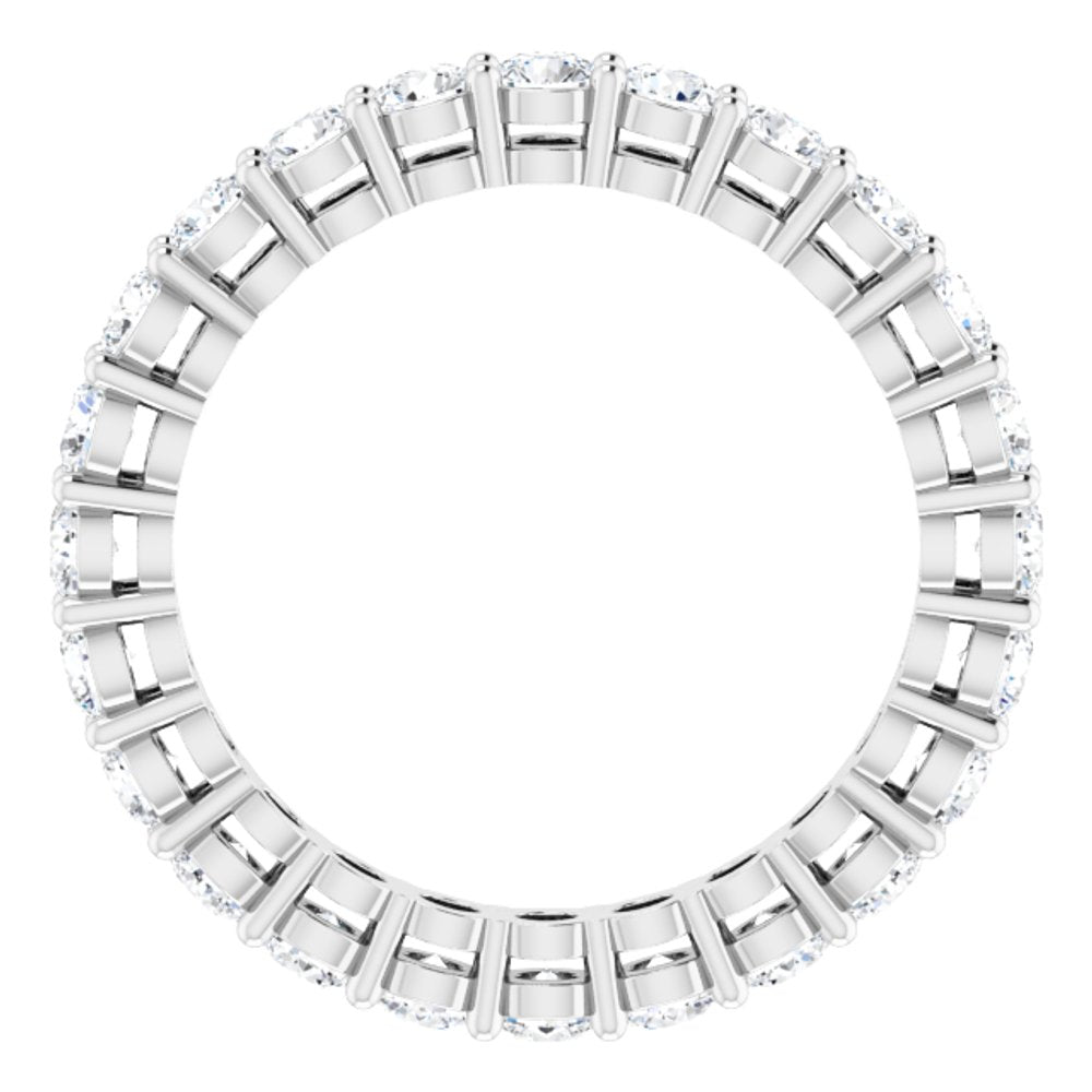 14K White 1 3/8 CTW Lab-Grown Diamond  Eternity Band