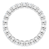 14K White Gold 1 7/8 CTW Lab-Grown Diamond Eternity Band Size 6.5