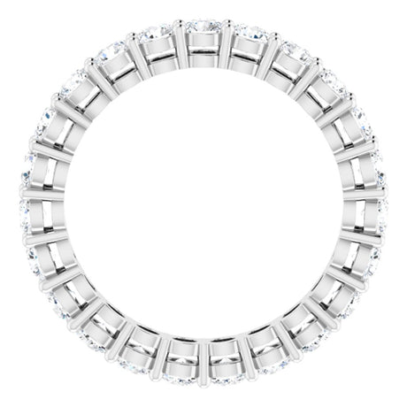 14K White Gold 1 7/8 CTW Lab-Grown Diamond Eternity Band Size 6.5