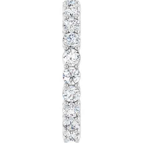 14K White Gold 1 7/8 CTW Lab-Grown Diamond Eternity Band Size 7