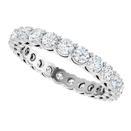14K White Gold 1 7/8 CTW Lab-Grown Diamond Eternity Band
