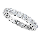 14K White Gold 2 1/5 CTW Lab-Grown Diamond  Eternity Band