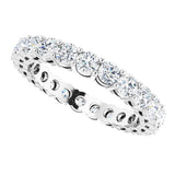 14K White Gold 1 7/8 CTW Lab-Grown Diamond Eternity Band Size 6.5