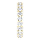 14K Yellow Gold 2 CTW Natural Diamond Eternity Band Size 5.5