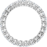 14K White Gold 1 7/8 CTW Lab-Grown Diamond Eternity Band Size 7