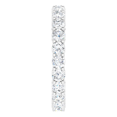 14K White Gold 1 7/8 CTW Lab-Grown Diamond Eternity Band Size 6.5