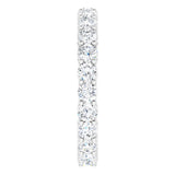 14K White Gold 1 7/8 CTW Lab-Grown Diamond Eternity Band Size 6.5