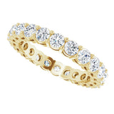 14K Yellow Gold 1 3/4 CTW Lab-Grown Diamond Eternity Band Size 5.5