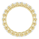 14K Yellow Gold 1 3/4 CTW Lab-Grown Diamond Eternity Band Size 5.5
